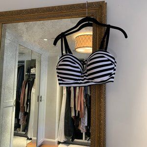 Xhilaration Striped Bikini Top (D/DD)